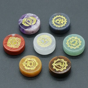 7 Pack Chakra Natural Crystal Beads